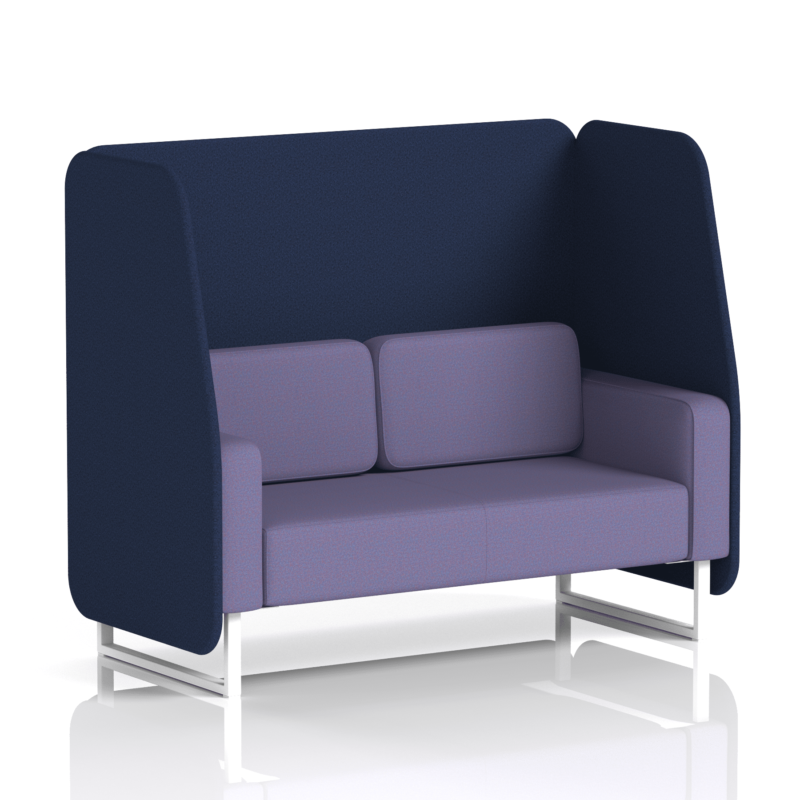 Brixworth Open Booth With White Legs in Two Tone - Image 51