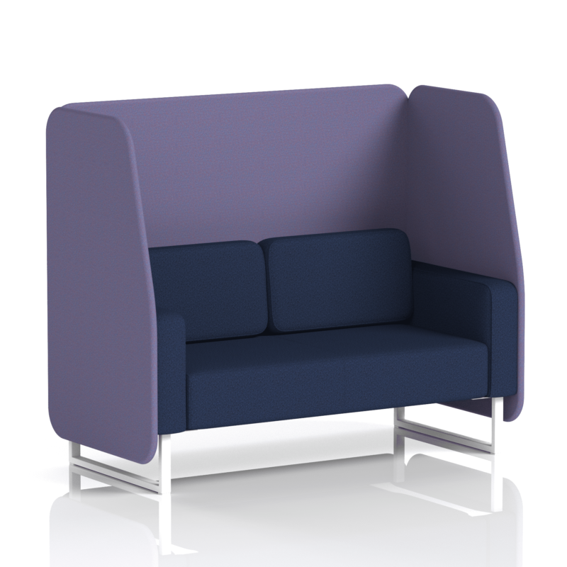 Brixworth Open Booth With White Legs in Two Tone - Image 53