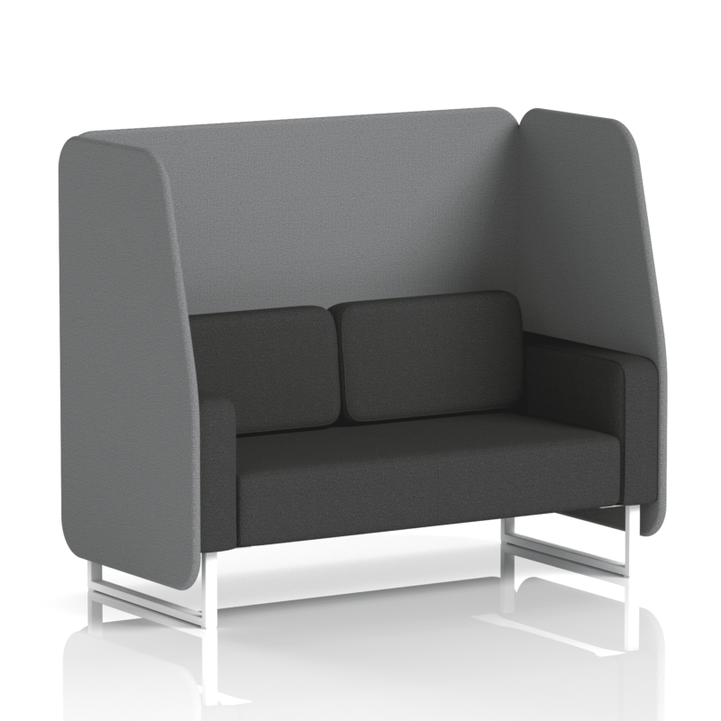 Brixworth Open Booth With White Legs in Two Tone - Image 54