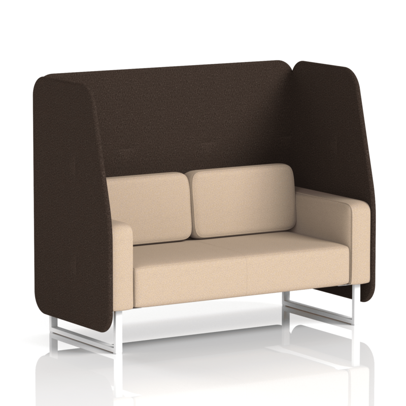 Brixworth Open Booth With White Legs in Two Tone - Image 55