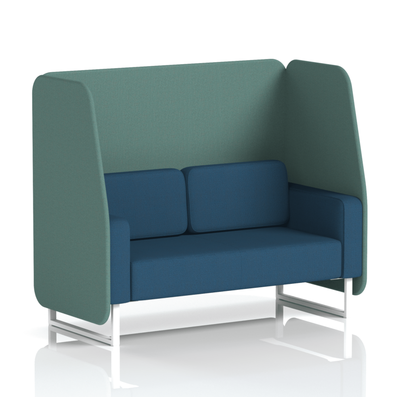 Brixworth Open Booth With White Legs in Two Tone - Image 56