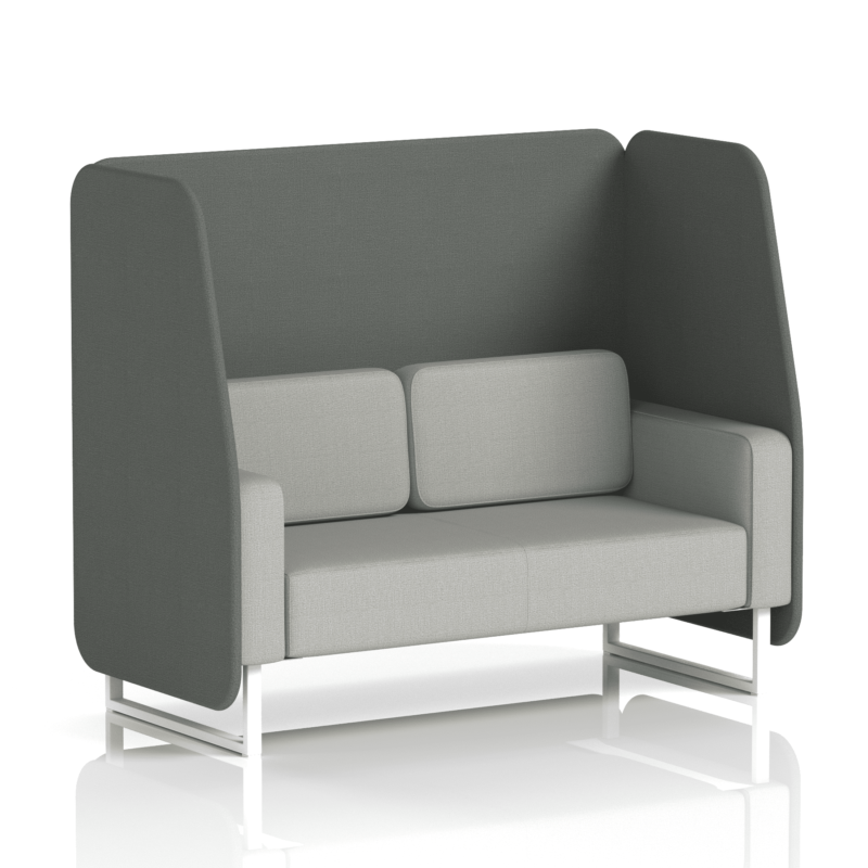 Brixworth Open Booth With White Legs in Two Tone - Image 57