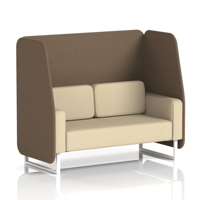 Brixworth Open Booth With White Legs in Two Tone - Image 58