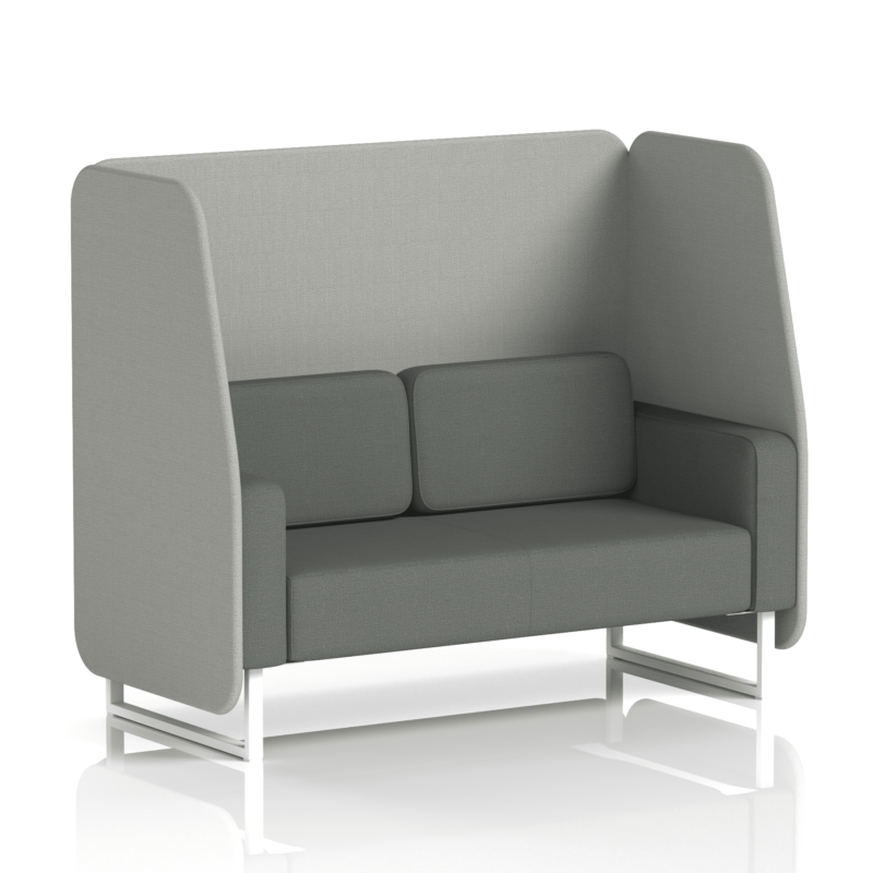 Brixworth Open Booth With White Legs in Two Tone - Image 59