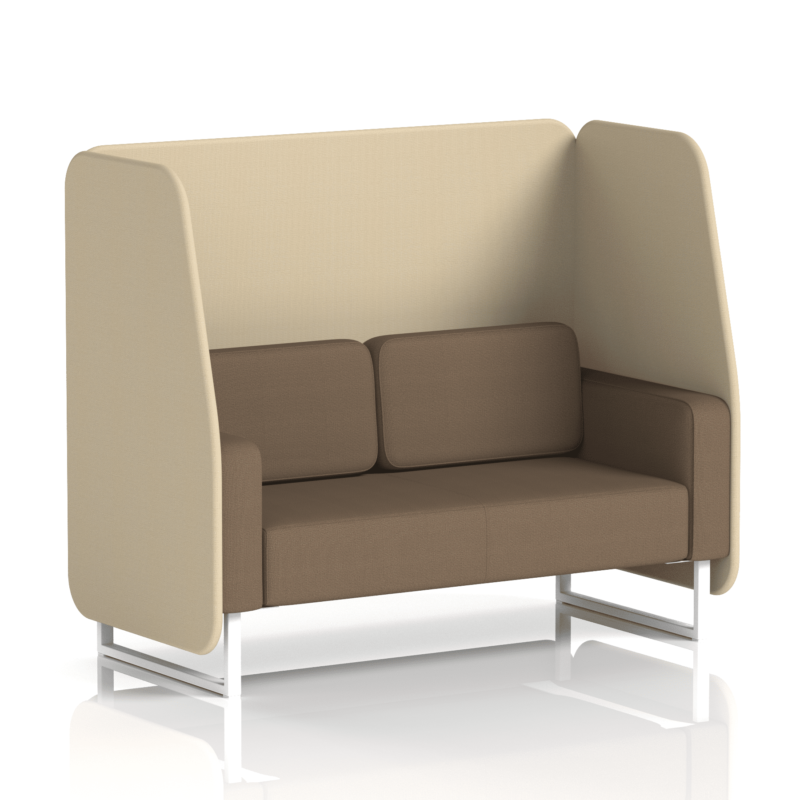 Brixworth Open Booth With White Legs in Two Tone - Image 61