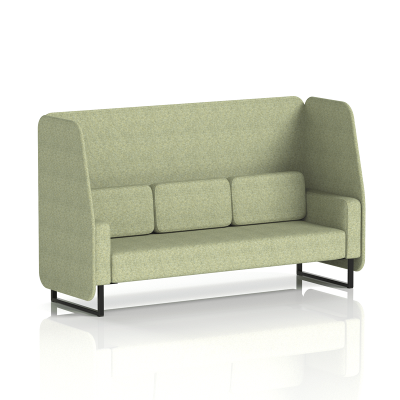 Brixworth Open Booth With Black Legs in Single Tone - Image 62