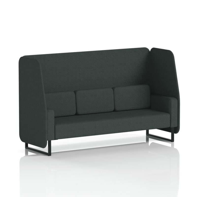 Brixworth Open Booth With Black Legs in Single Tone - Image 63
