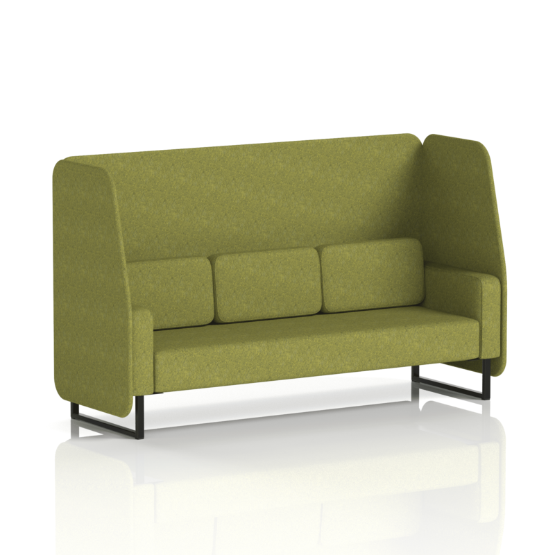 Brixworth Open Booth With Black Legs in Single Tone - Image 65