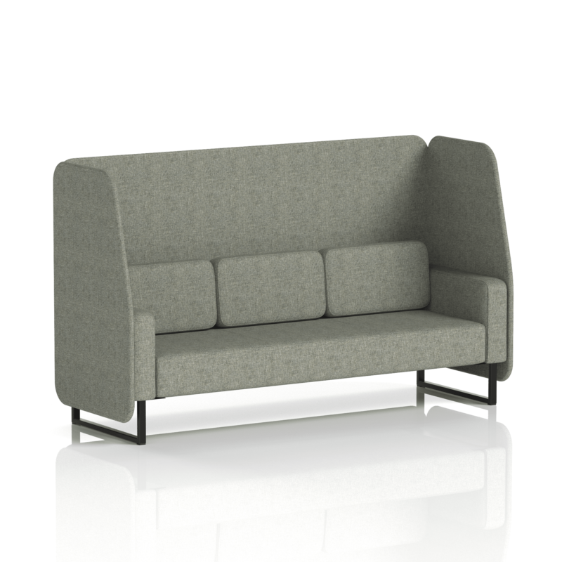 Brixworth Open Booth With Black Legs in Single Tone - Image 67