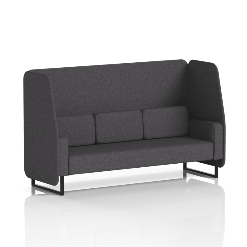 Brixworth Open Booth With Black Legs in Single Tone - Image 68