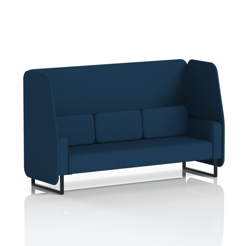 Brixworth Open Booth With Black Legs in Single Tone - Image 69