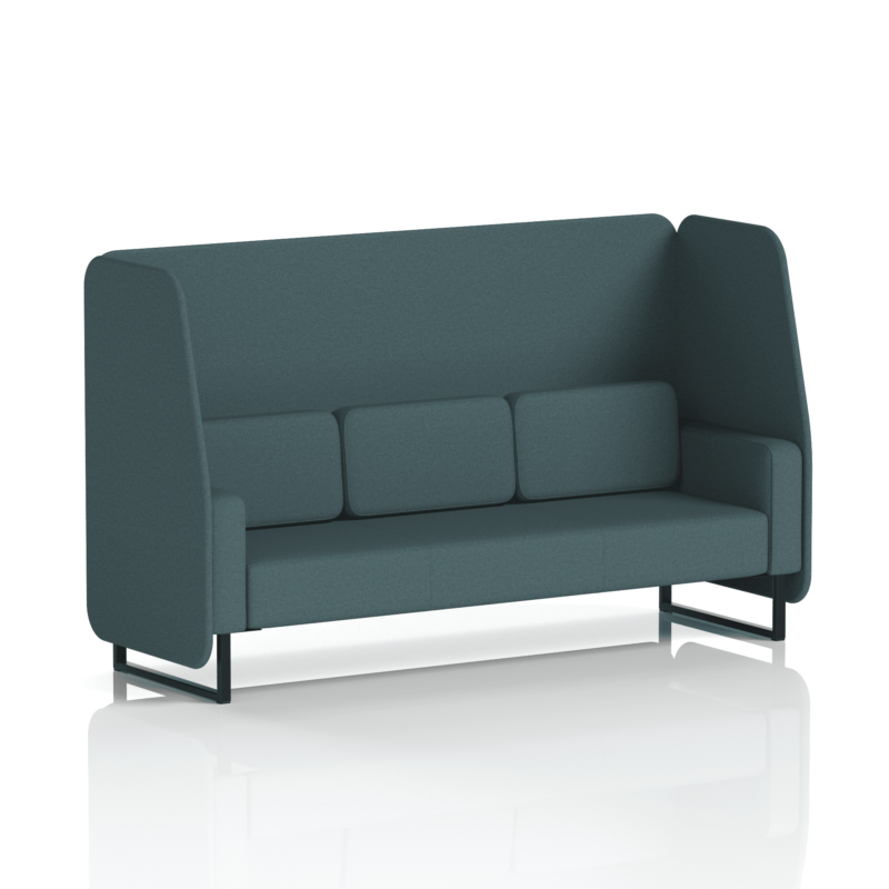 Brixworth Open Booth With Black Legs in Single Tone - Image 72