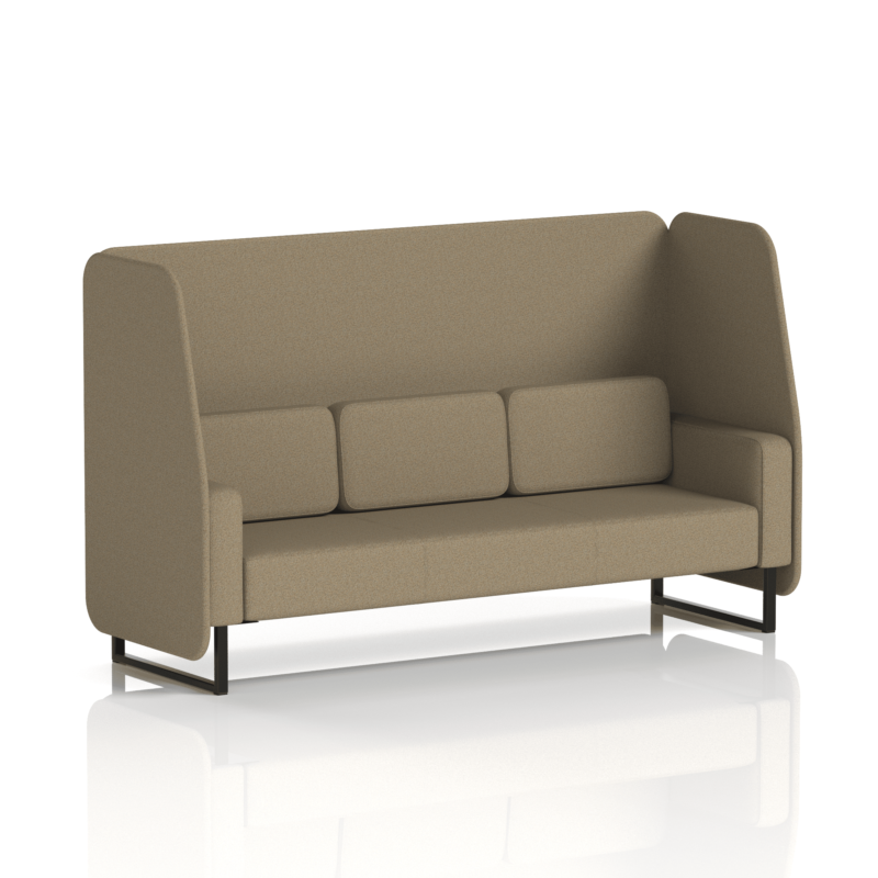 Brixworth Open Booth With Black Legs in Single Tone - Image 74