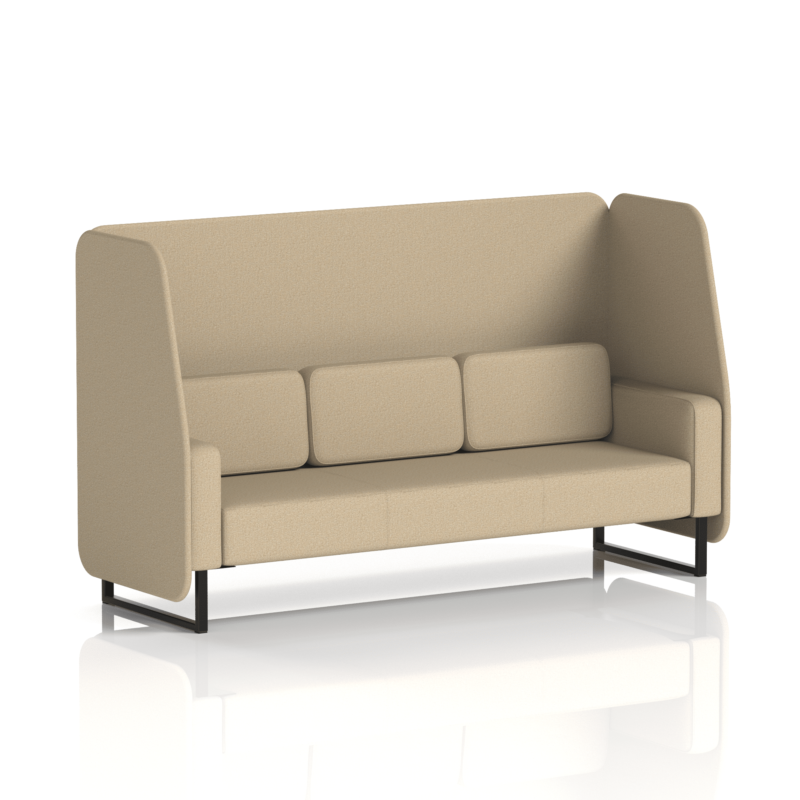 Brixworth Open Booth With Black Legs in Single Tone - Image 78