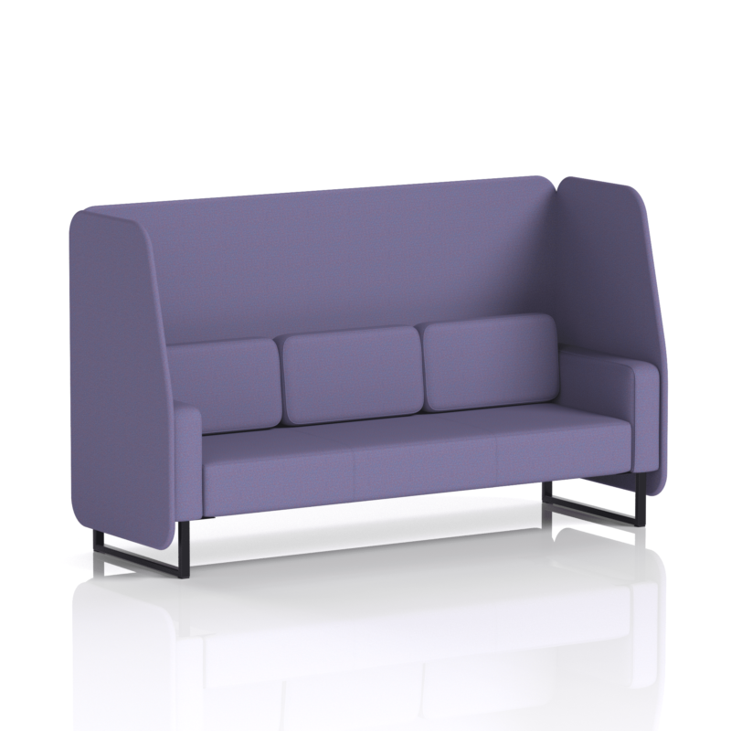 Brixworth Open Booth With Black Legs in Single Tone - Image 83