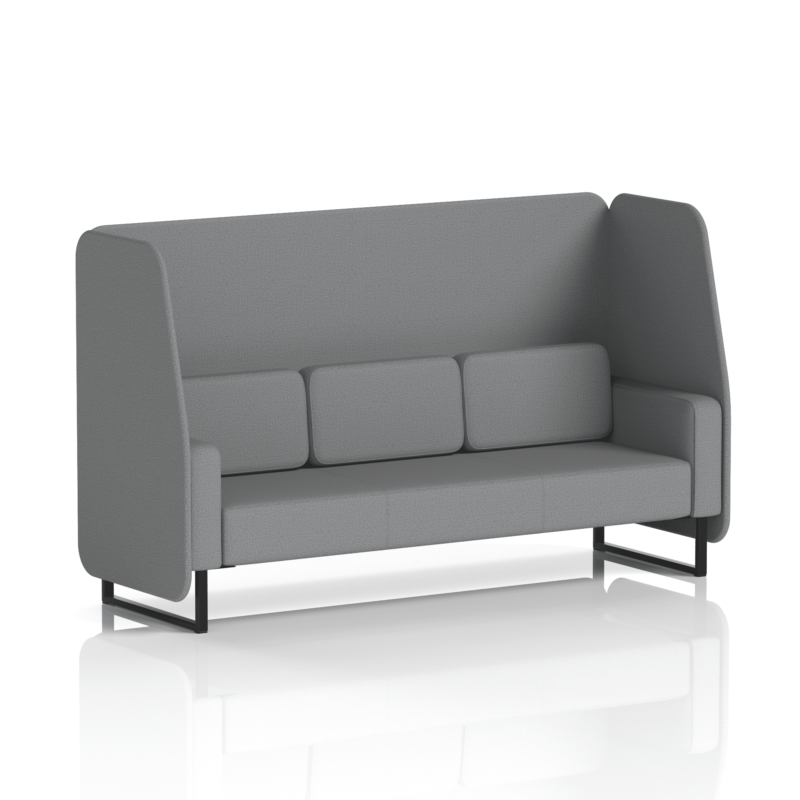 Brixworth Open Booth With Black Legs in Single Tone - Image 84