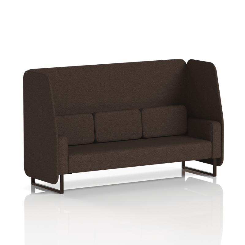 Brixworth Open Booth With Black Legs in Single Tone - Image 85