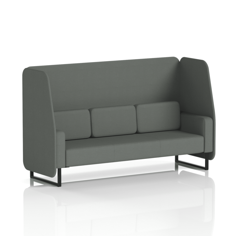 Brixworth Open Booth With Black Legs in Single Tone - Image 87