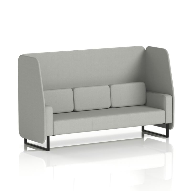 Brixworth Open Booth With Black Legs in Single Tone - Image 88
