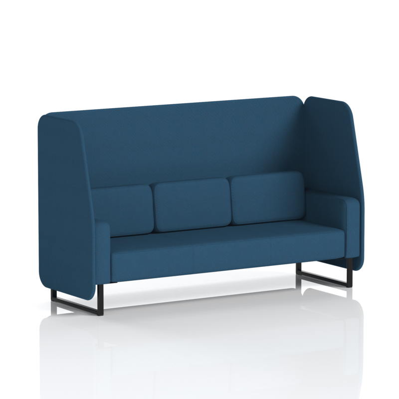 Brixworth Open Booth With Black Legs in Single Tone - Image 89