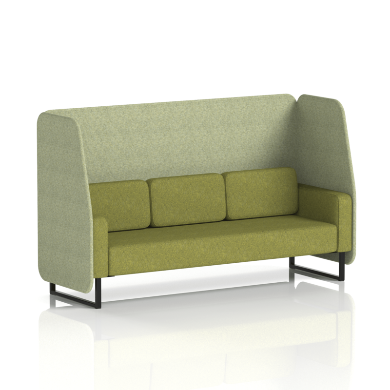 Brixworth Open Booth With Black Legs in Two Tone - Image 62