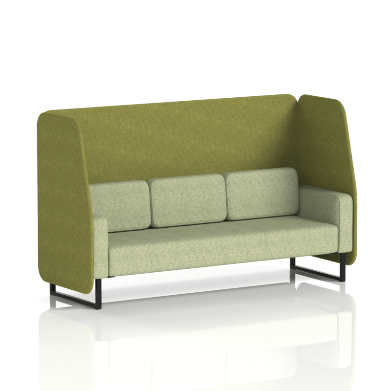 Brixworth Open Booth With Black Legs in Two Tone - Image 65