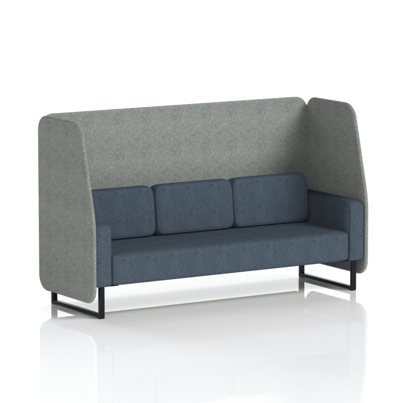 Brixworth Open Booth With Black Legs in Two Tone - Image 66