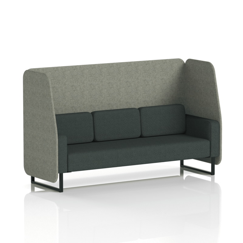 Brixworth Open Booth With Black Legs in Two Tone - Image 67