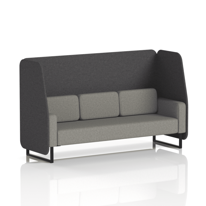 Brixworth Open Booth With Black Legs in Two Tone - Image 68