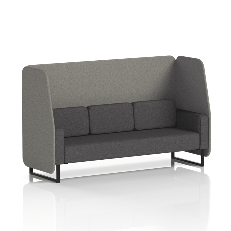 Brixworth Open Booth With Black Legs in Two Tone - Image 71