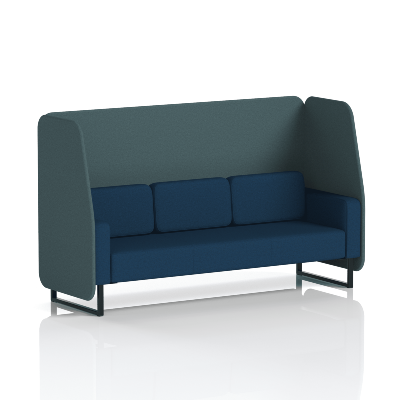 Brixworth Open Booth With Black Legs in Two Tone - Image 72
