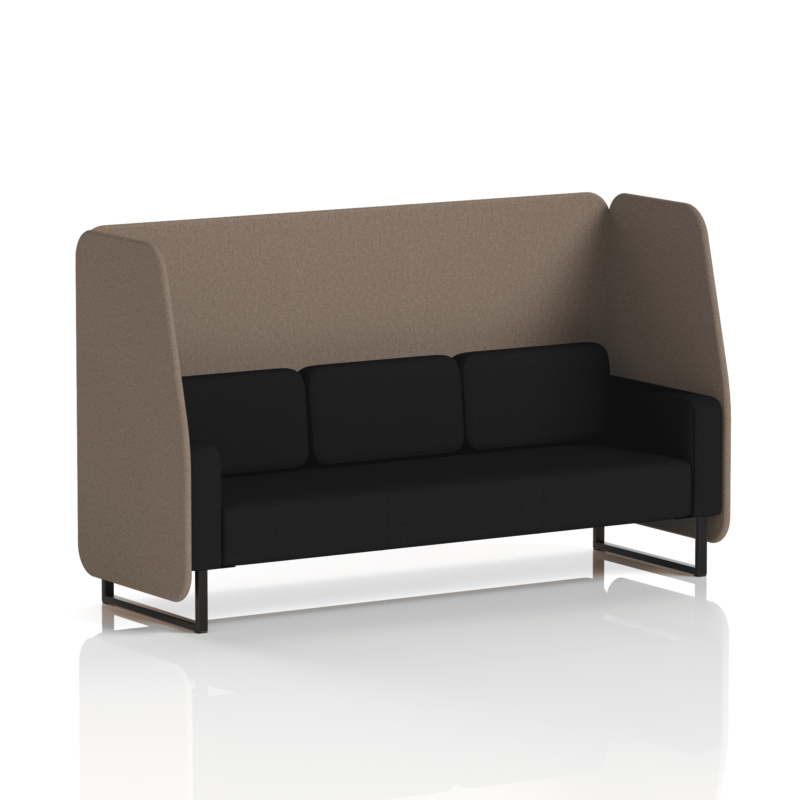 Brixworth Open Booth With Black Legs in Two Tone - Image 73