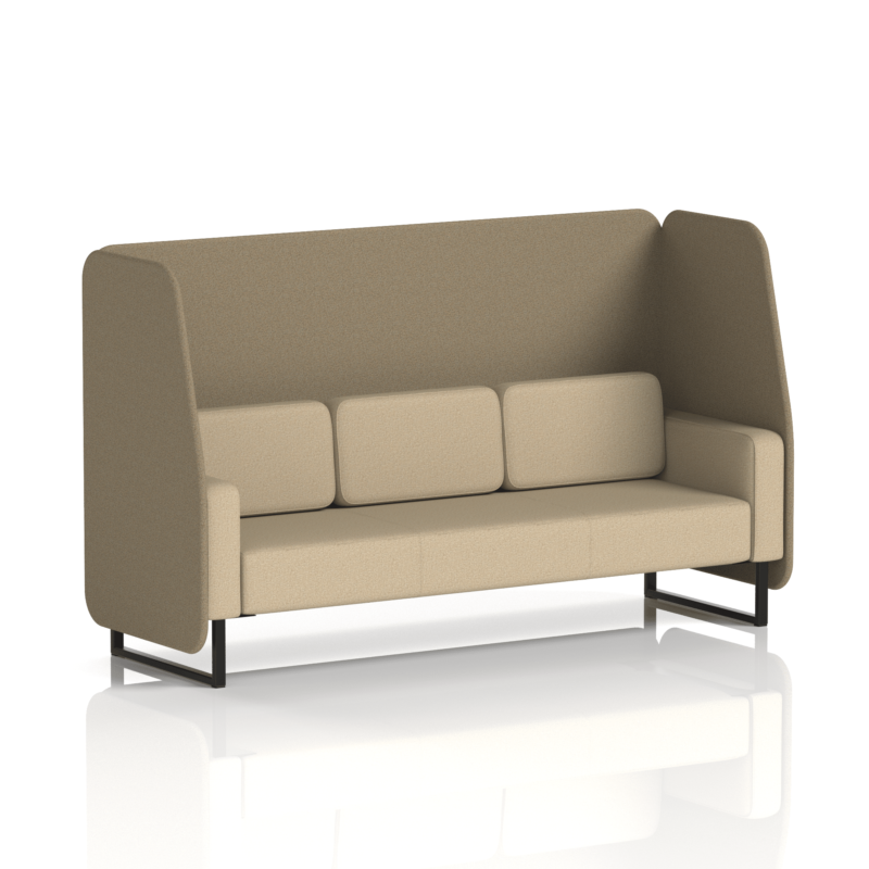 Brixworth Open Booth With Black Legs in Two Tone - Image 74
