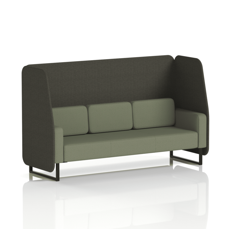 Brixworth Open Booth With Black Legs in Two Tone - Image 77