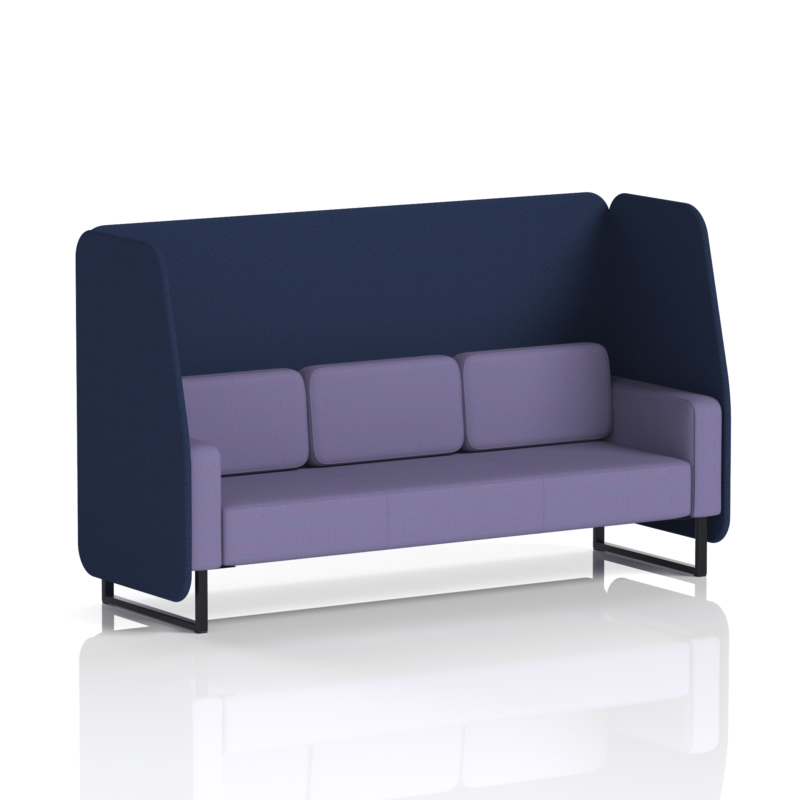 Brixworth Open Booth With Black Legs in Two Tone - Image 81