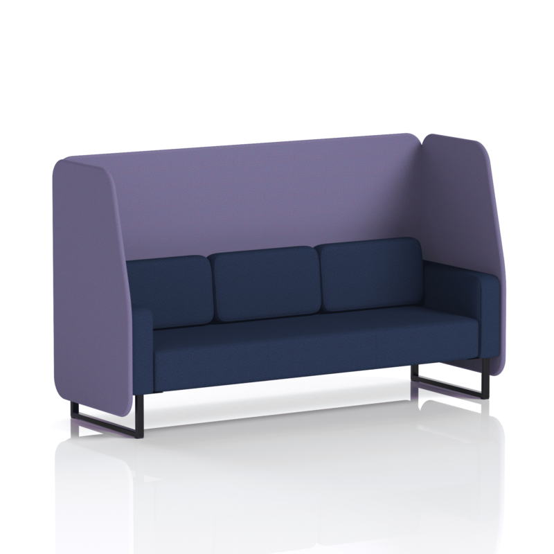 Brixworth Open Booth With Black Legs in Two Tone - Image 83