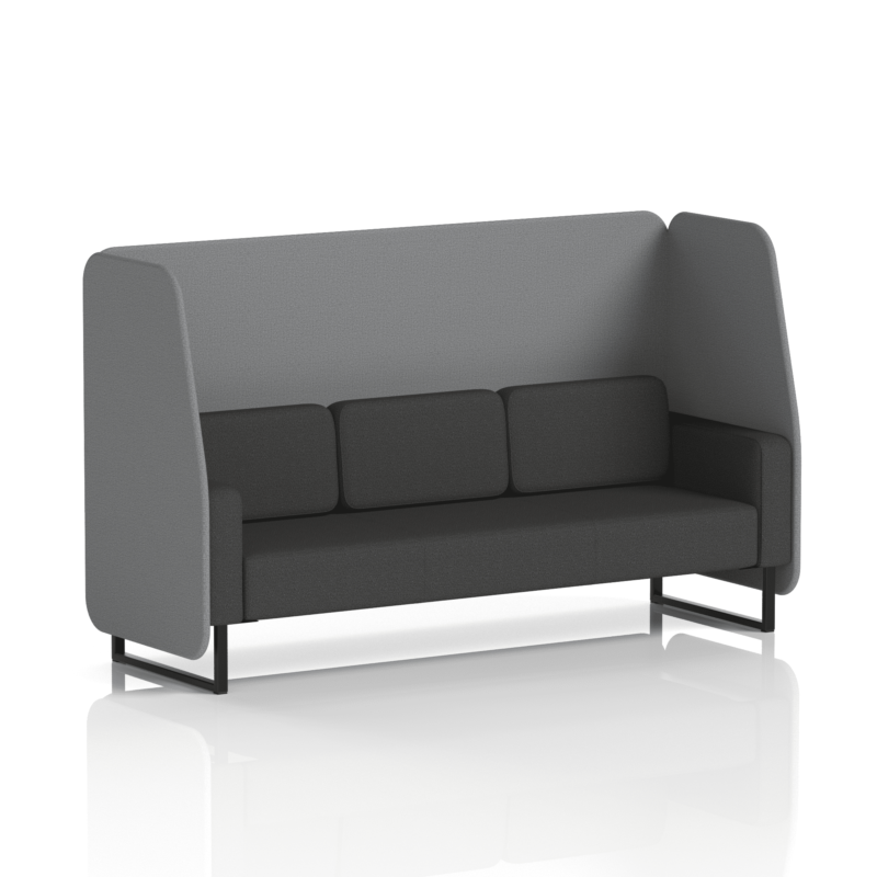 Brixworth Open Booth With Black Legs in Two Tone - Image 84