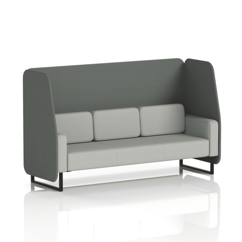 Brixworth Open Booth With Black Legs in Two Tone - Image 87