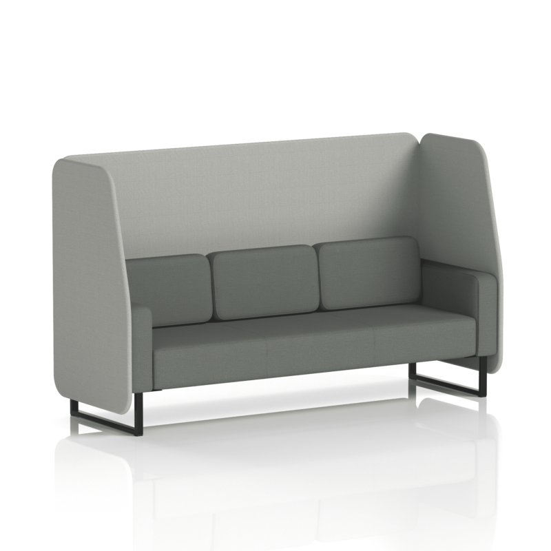 Brixworth Open Booth With Black Legs in Two Tone - Image 88