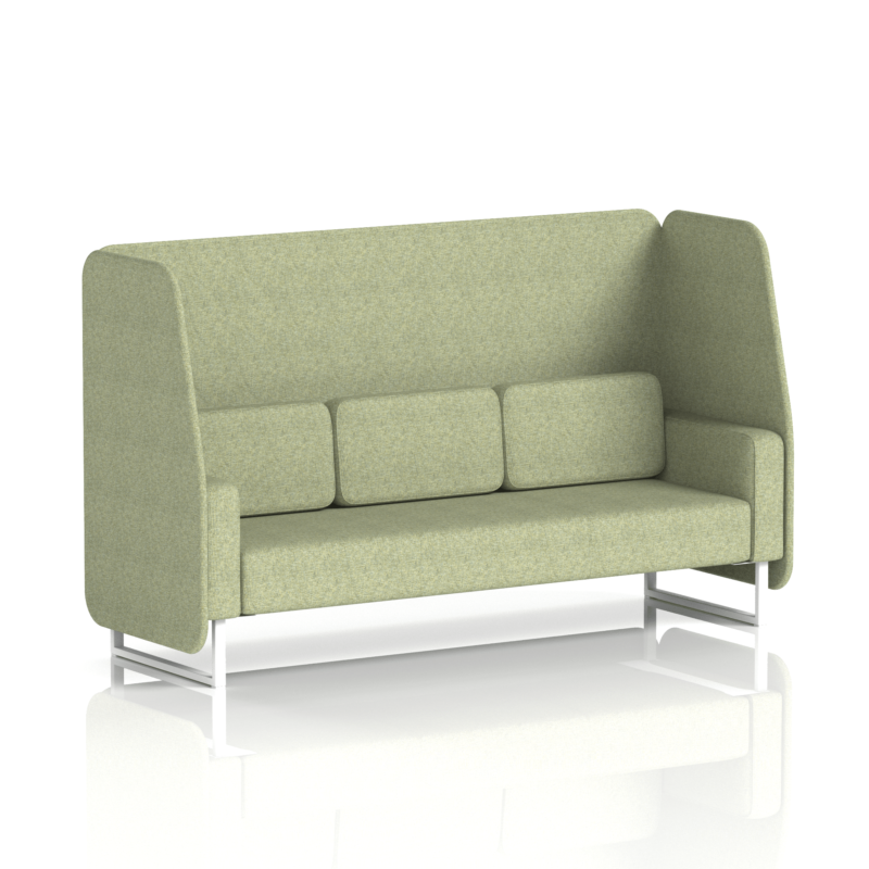 Brixworth Open Booth With White Legs in Single Tone - Image 62