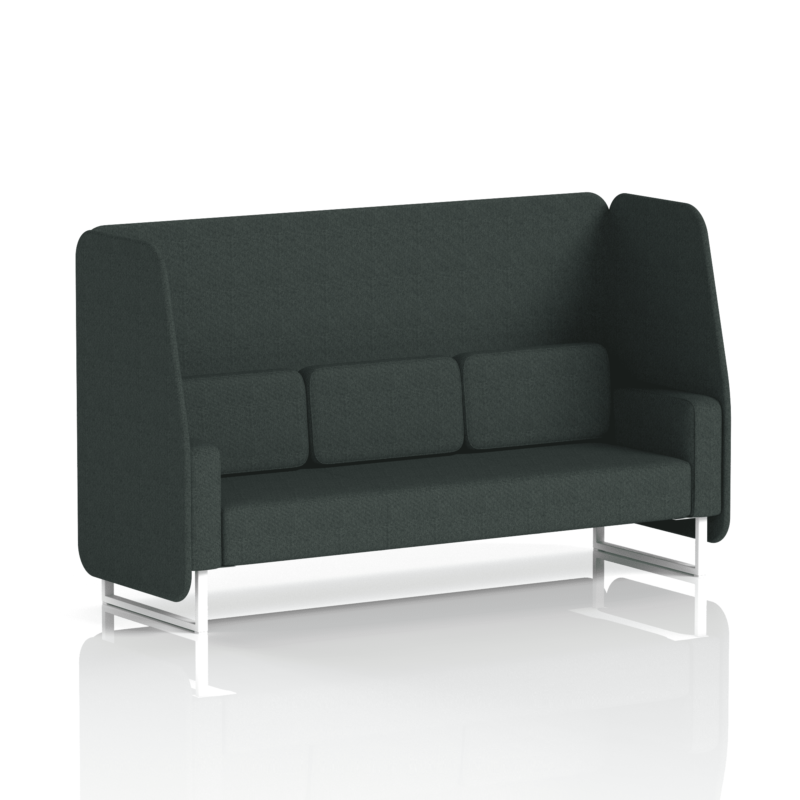 Brixworth Open Booth With White Legs in Single Tone - Image 63