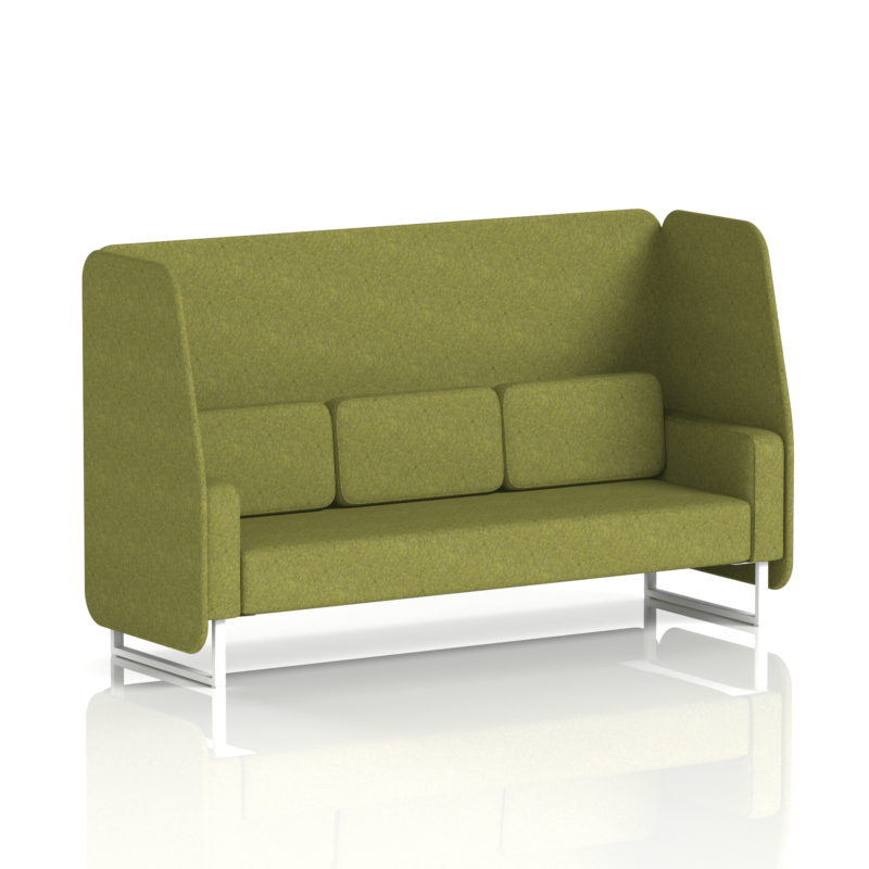 Brixworth Open Booth With White Legs in Single Tone - Image 65