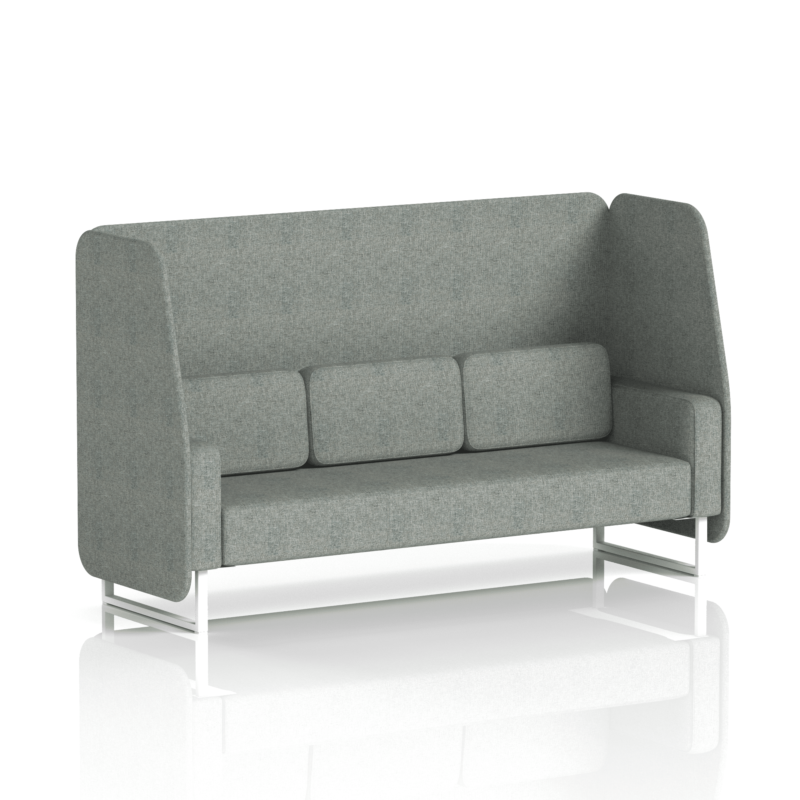 Brixworth Open Booth With White Legs in Single Tone - Image 66