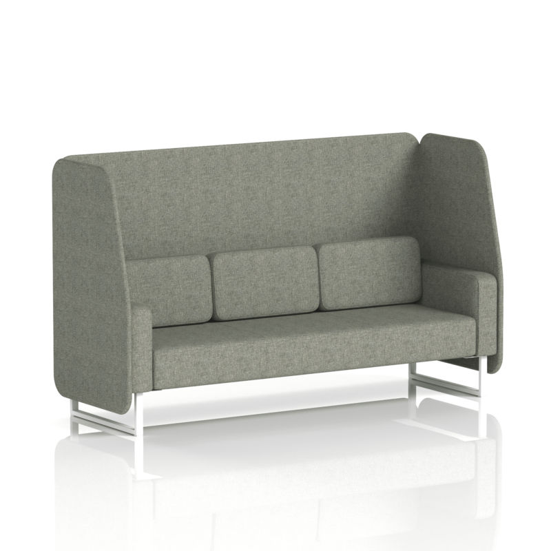 Brixworth Open Booth With White Legs in Single Tone - Image 67