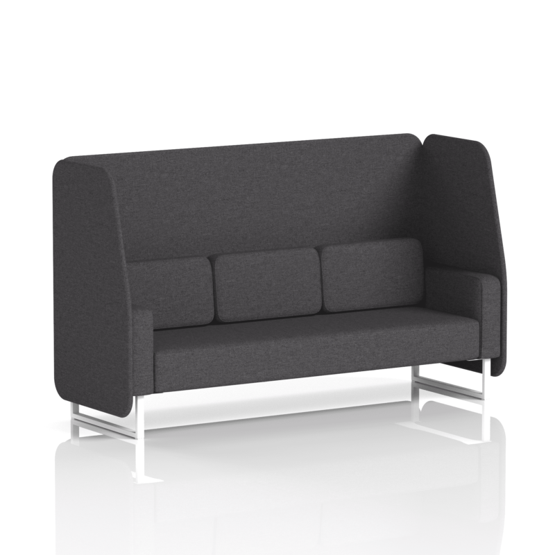 Brixworth Open Booth With White Legs in Single Tone - Image 68