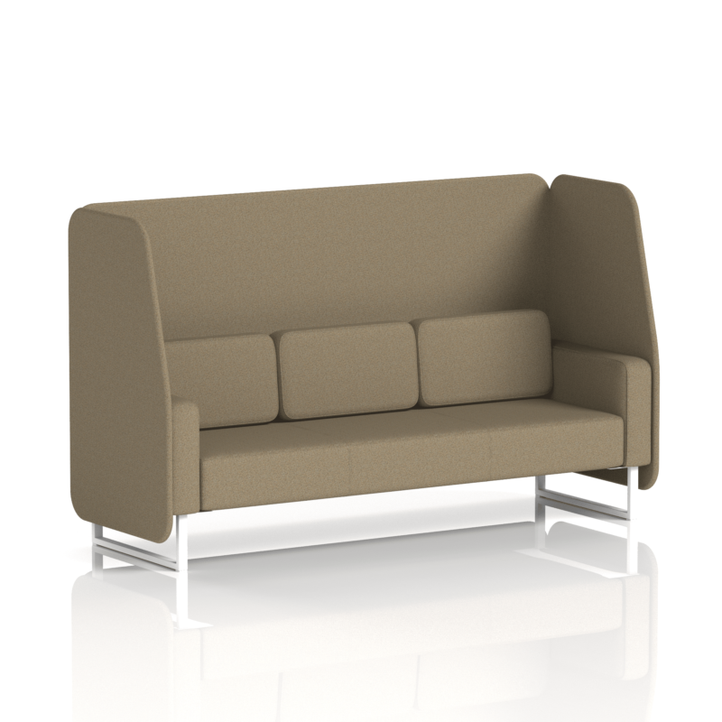 Brixworth Open Booth With White Legs in Single Tone - Image 74