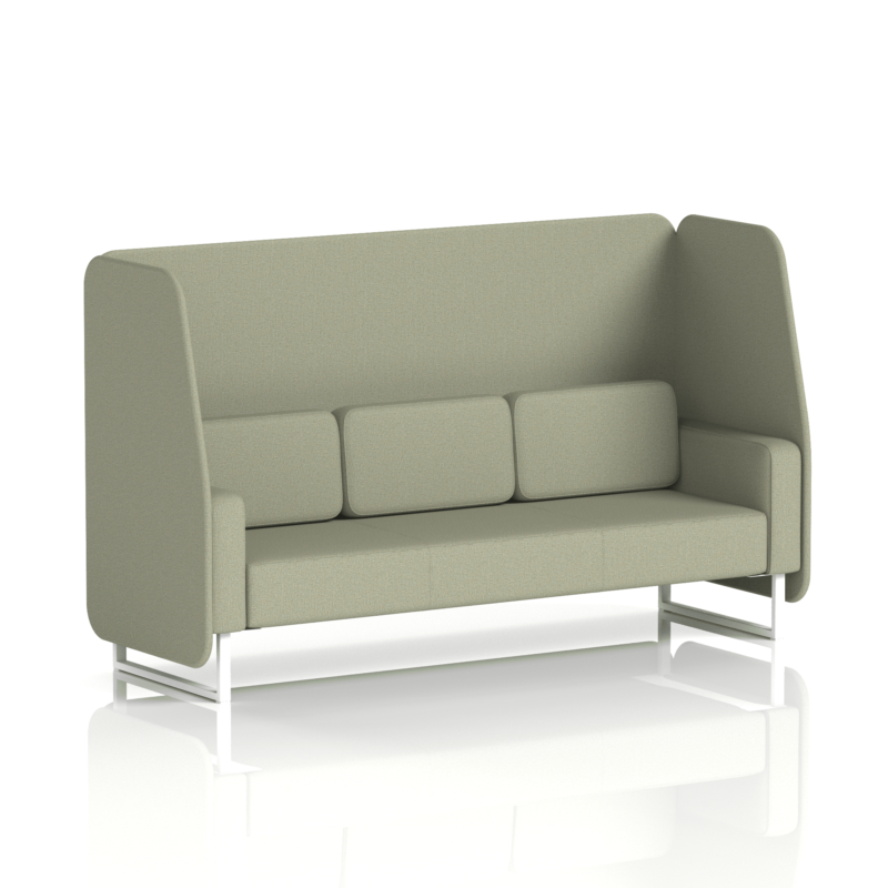 Brixworth Open Booth With White Legs in Single Tone - Image 76