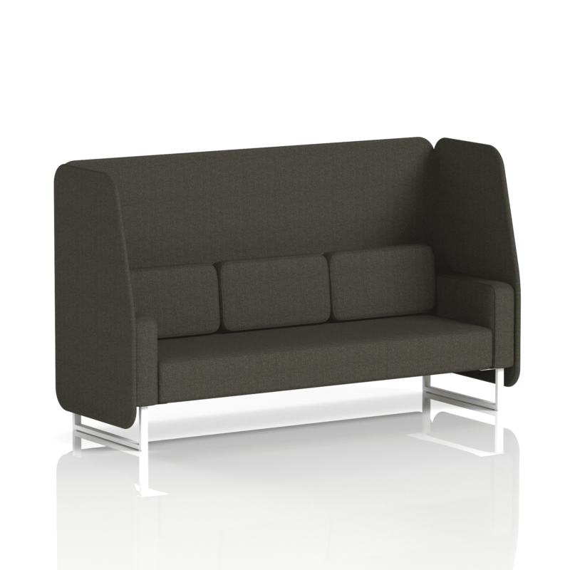 Brixworth Open Booth With White Legs in Single Tone - Image 77