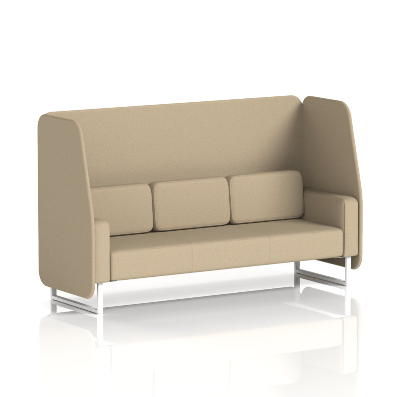 Brixworth Open Booth With White Legs in Single Tone - Image 78