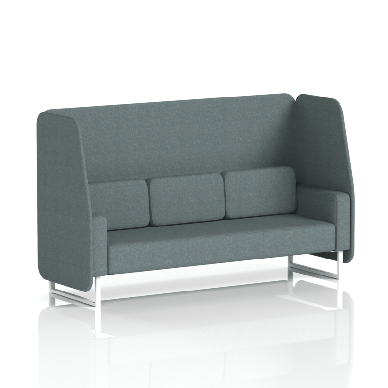 Brixworth Open Booth With White Legs in Single Tone - Image 79